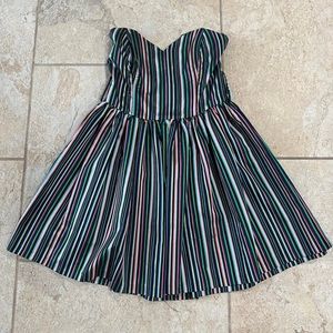Betsy Johnson Strapless Mini  Dress Size Small